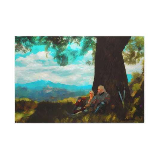 Ciri and Geralt